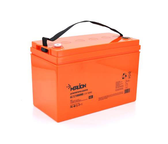 Аккумуляторная батарея Merlion GEL GL121000M8 12V 100Ah Orange