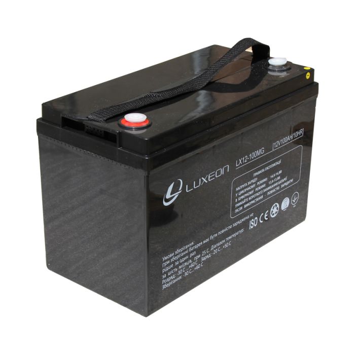 Акумуляторна батарея luxeon LX12-100MG 12В 100ah