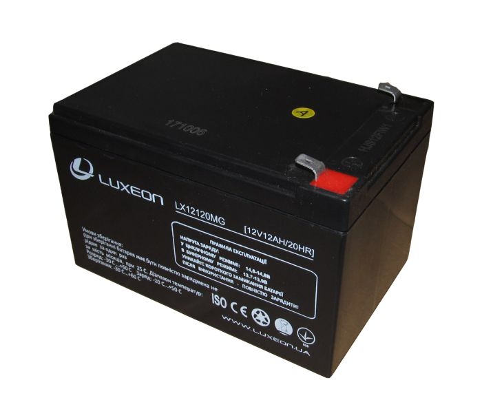 Акумуляторна батарея luxeon LX12120MG