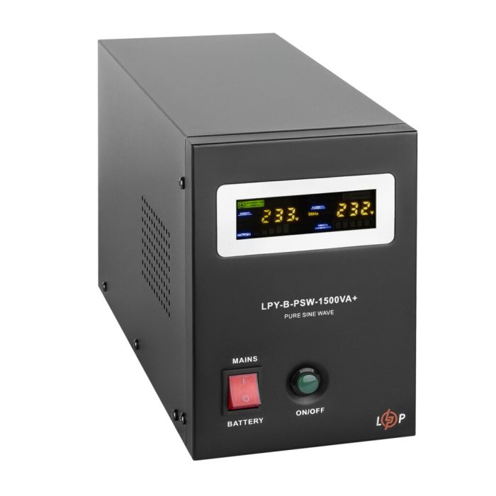 ДБЖ LogicPower 24V LPY-B-PSW-1500VA+(1050Вт) 10A/15A