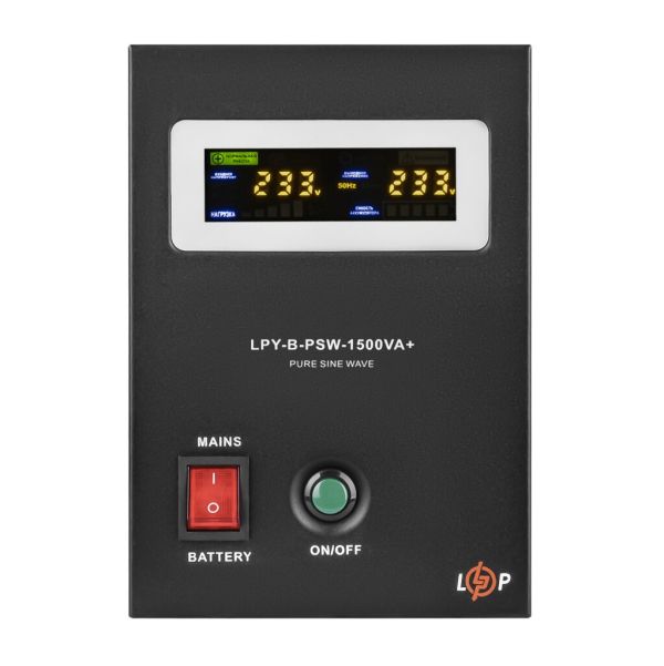 ДБЖ LogicPower 24V LPY-B-PSW-1500VA+(1050Вт) 10A/15A
