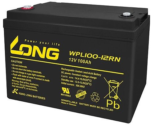 Аккумуляторная батарея Kung Long WPL 100-12