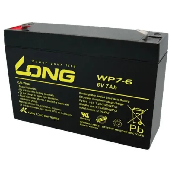 Акумуляторна батарея Kung Long WP 7-6