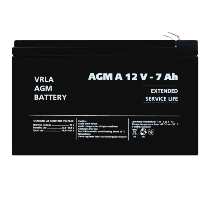 Акумулятор AGM LogicPower A 12V 7 Ah