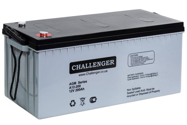 Аккумуляторная батарея Challenger А12-200(AGM)