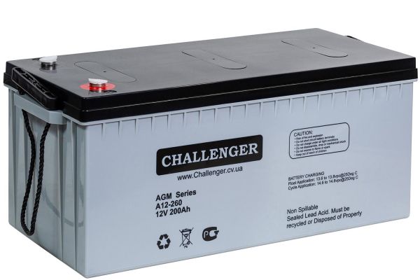 Акумуляторна батарея Challenger А12-260 (AGM)
