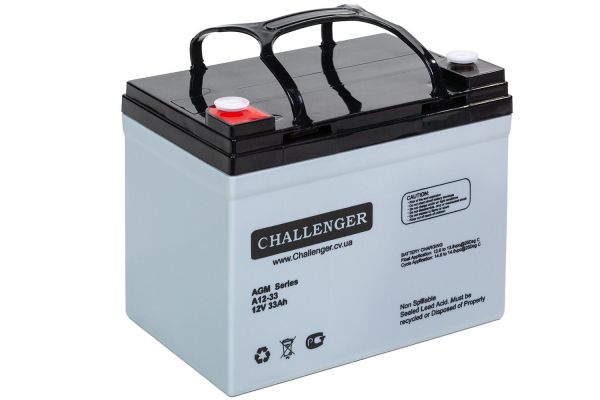 Акумуляторна батарея Challenger А12-33 (AGM)