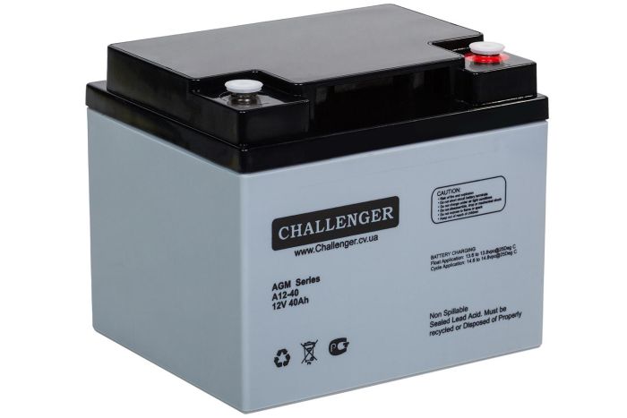 Акумуляторна батарея Challenger А12-40 (AGM)