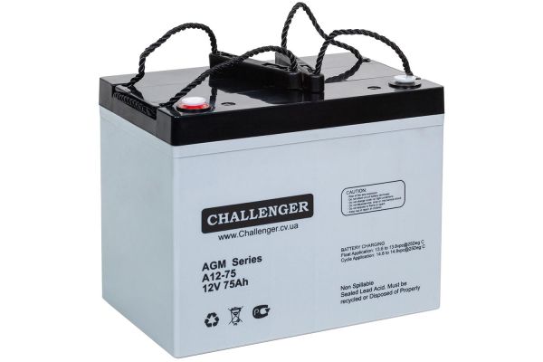 Акумуляторна батарея Challenger А12-75 (AGM)