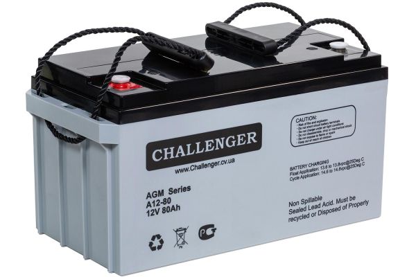 Аккумуляторная батарея Challenger А12-80 (AGM)