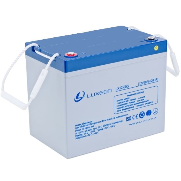 Акумуляторна батарея luxeon LX12-60G (GEL)