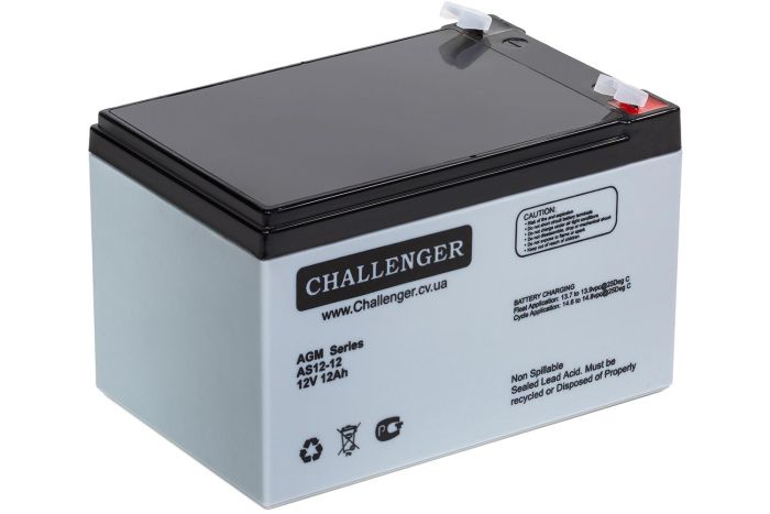 Акумуляторна батарея Challenger AS12-12(AGM)