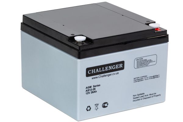 Акумуляторна батарея Challenger AS12-26(AGM)