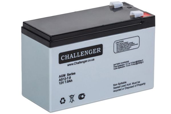 Акумуляторна батарея Challenger AS12-7.0(AGM)