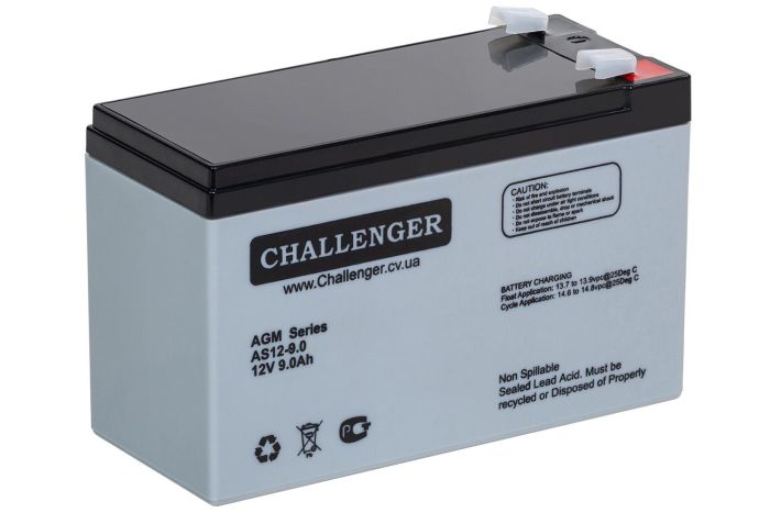 Акумуляторна батарея Challenger AS12-8.0(AGM)