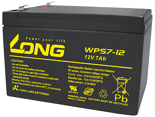 Акумуляторна батарея Kung Long WPS 7-12