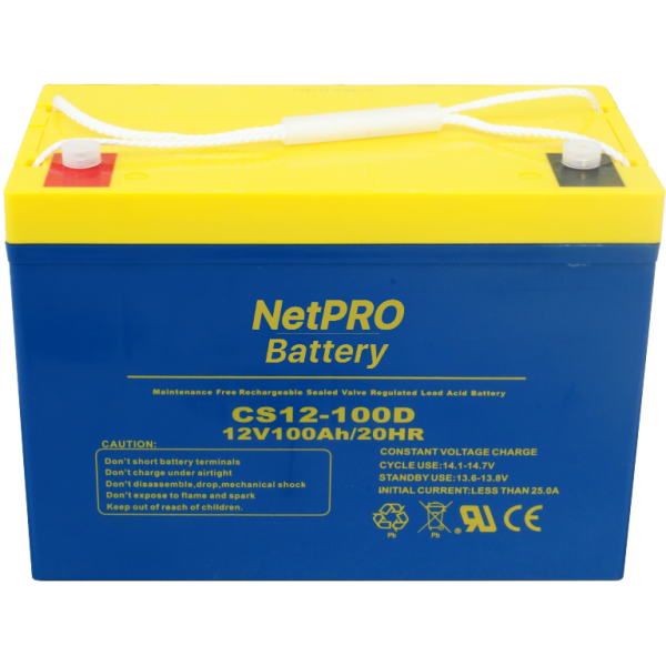 Акумуляторна батарея NetPRO CS 12V-100Ah AGM (Deep Cycle)