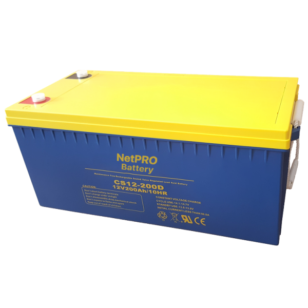 Акумуляторна батарея NetPRO CS 12V-200Ah AGM (Deep Cycle)