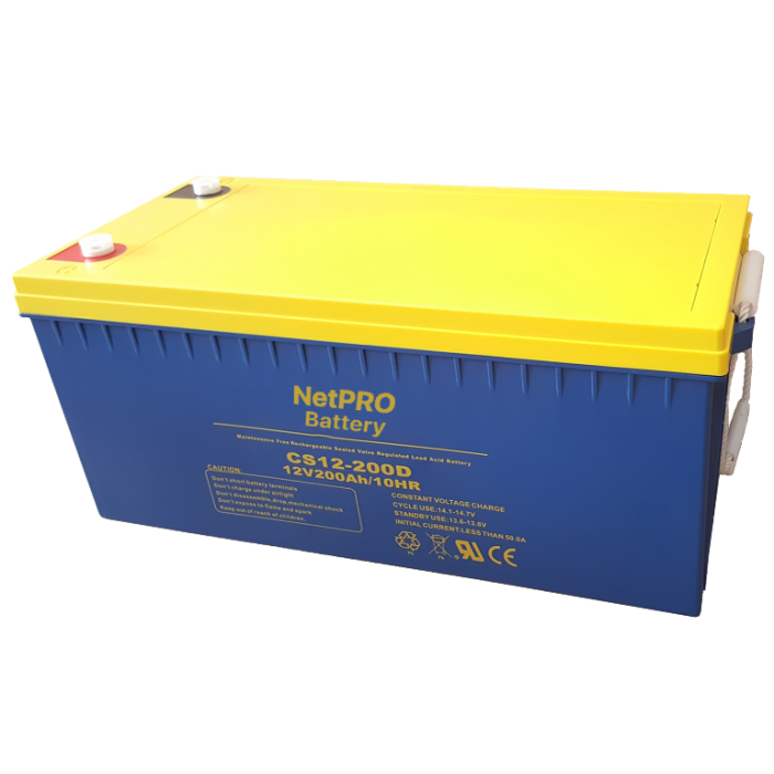 Акумуляторна батарея NetPRO CS 12V-200Ah AGM (Deep Cycle)