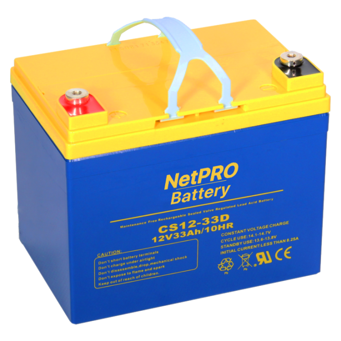 Акумуляторна батарея NetPRO CS 12V-33Ah AGM (Deep Cycle)