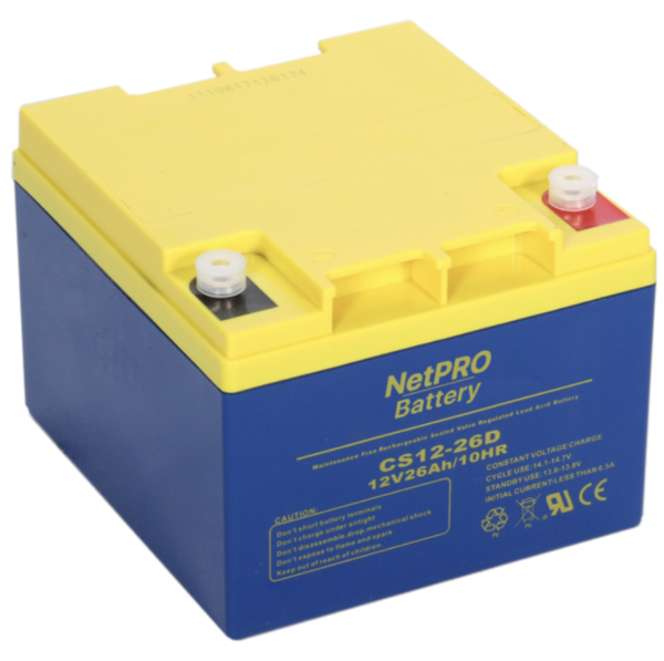 Акумуляторна батарея NetPRO CS 12V-26Ah AGM (Deep Cycle)
