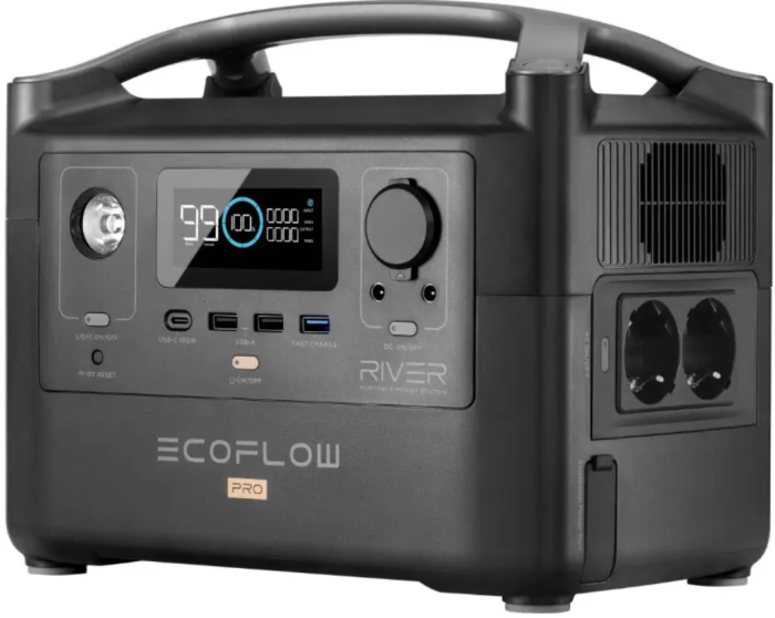 Портативна зарядна станція EcoFlow RIVER Pro (720 Вт·г)