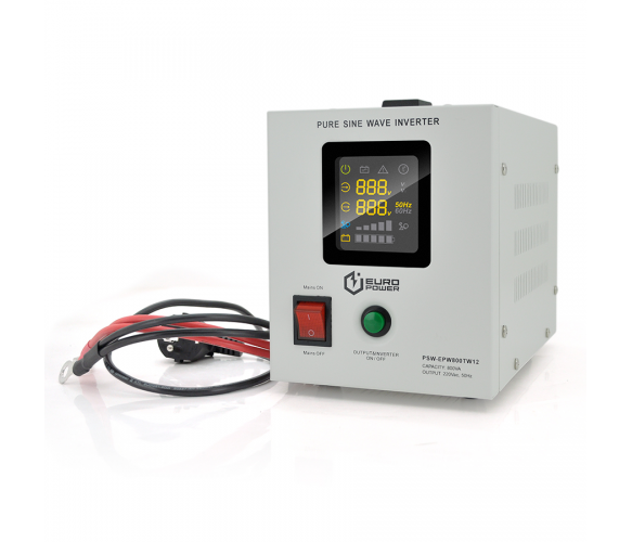ДБЖ з правильною синусоїдою Europower PSW-EPW800TW12 (480Вт)