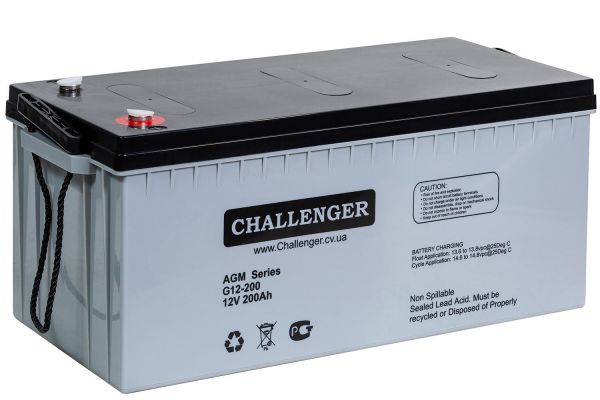 Гелевый аккумулятор Challenger G12-200(GEL)
