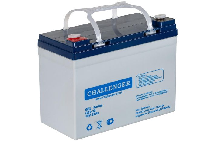 Гелевий акумулятор Challenger G12-33 (GEL)