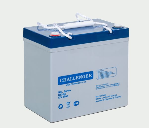 Гелевый аккумулятор Challenger G12-55(GEL)