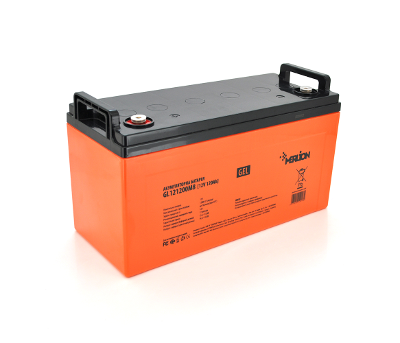 Аккумуляторная батарея Merlion GEL GL121200M8 12V 120Ah Orange
