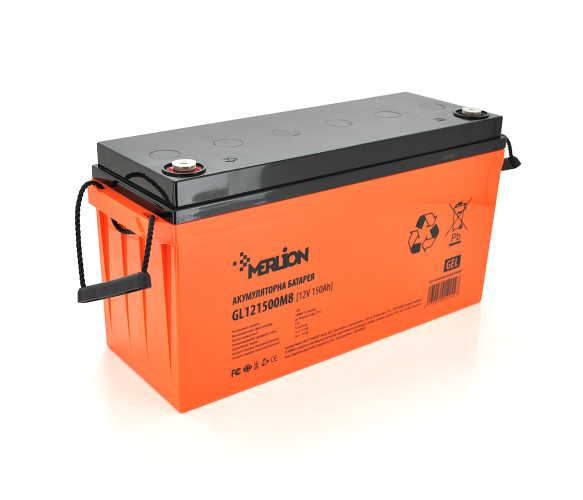 Аккумуляторная батарея Merlion GEL GL121500M8 12V 150Ah Orange