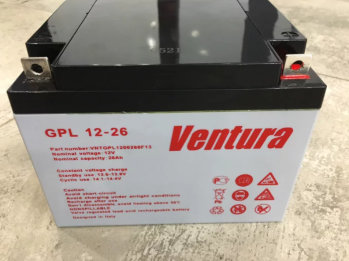 Акумуляторна батарея Ventura GPL 12-26 (AGM)