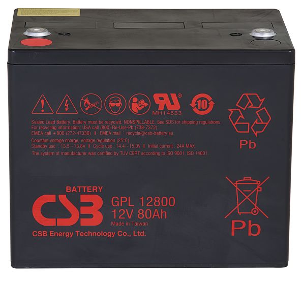 Аккумуляторная батарея CSB GPL12800