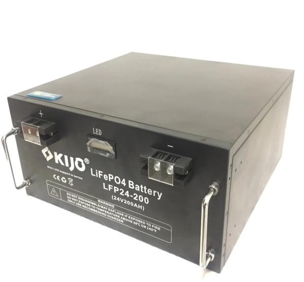 Акумуляторна батарея Kijo LiFePO4 24V 200Ah (LED дисплеєм)