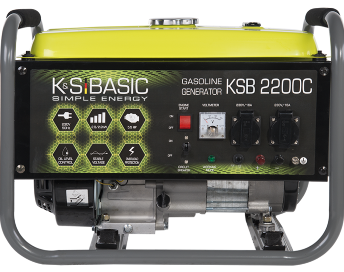 Генератор бензиновий Konner&Sohnen BASIC KSB 2200C
