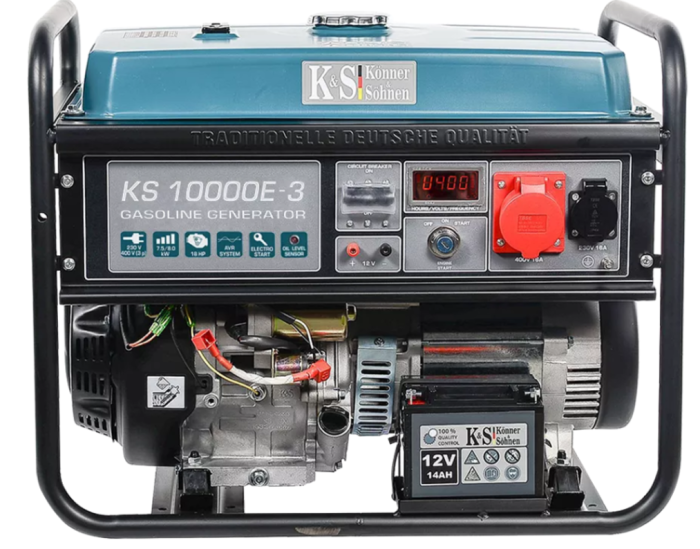 Генератор бензиновий Konner&Sohnen KS 10000E-3