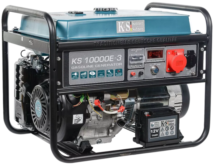 Генератор бензиновий Konner&Sohnen KS 10000E-3