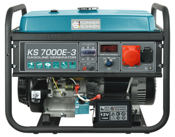 Генератор бензиновий Konner&Sohnen KS 7000Е-3