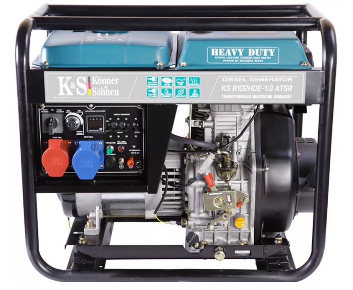 Генератор дизельний Konner&Sohnen KS 8102HDE-1/3 ATSR