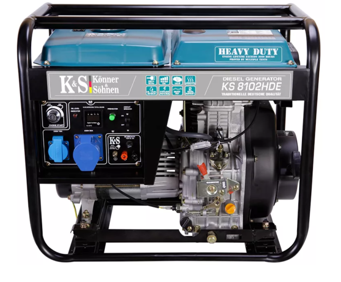 Генератор дизельний Konner&Sohnen KS 8102HDE