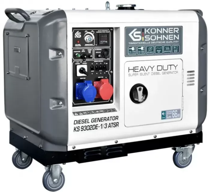 Генератор дизельний Konner&Sohnen KS 9302DE-1/3 ATSR