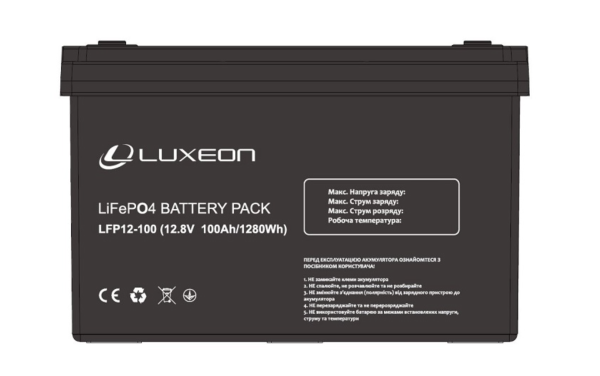 Акумуляторна батарея luxeon LiFePO4 LFP12-100 (50/100)