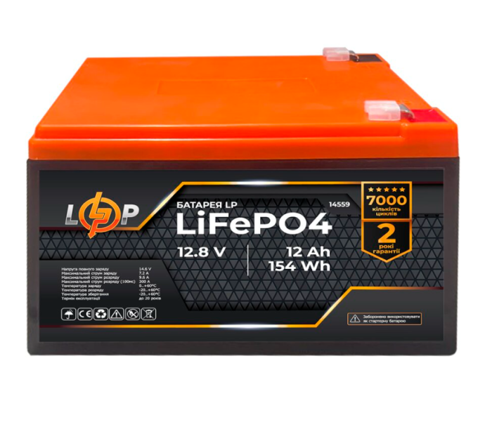 Акумулятор LiFePО4 LogicPower LP 12.8V-12Ah