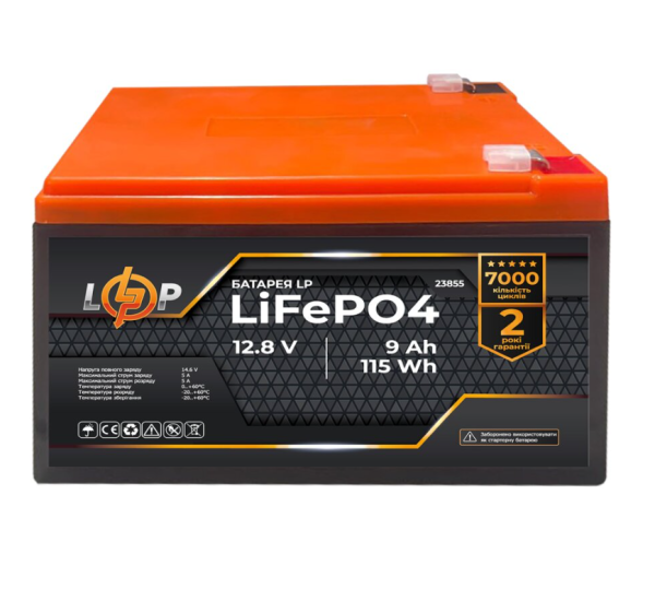 Акумулятор LiFePО4 LogicPower LP 12.8V-9Ah