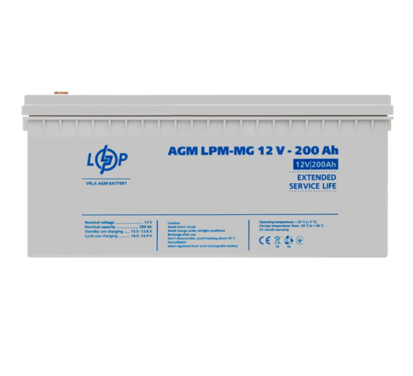 Аккумулятор мультигелевый LogicPower LPM-MG 12V-200Ah