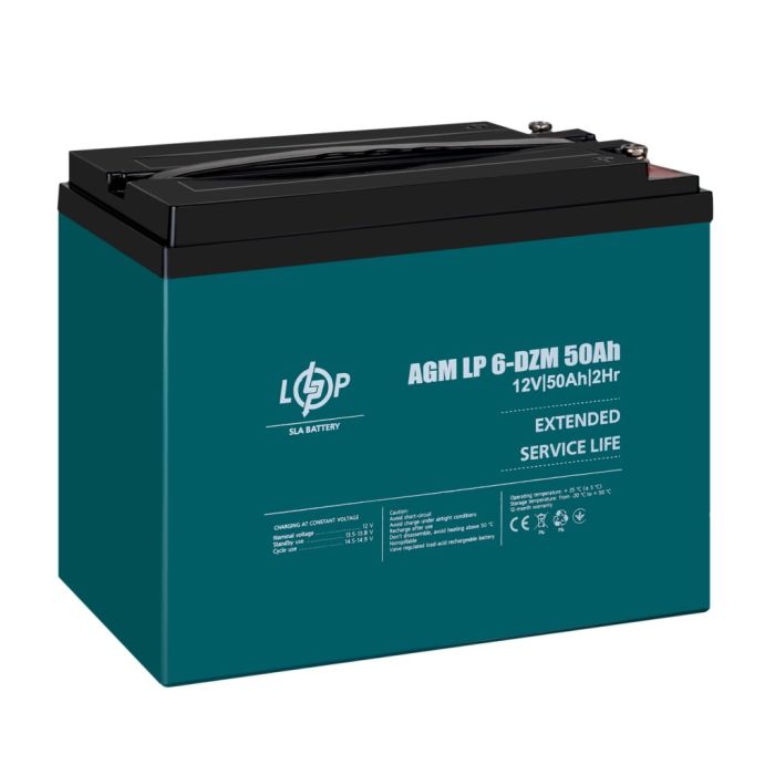 Тяговий акумулятор logicPower 6-DZM-50 Ah (AGM)