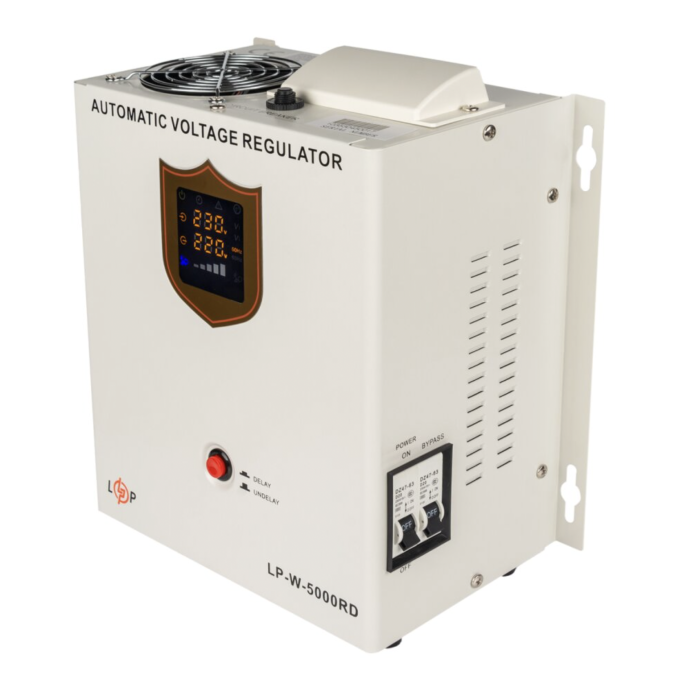 Стабілізатор напруги LogicPower LP-W-5000RD (3000Вт-7 ступ)