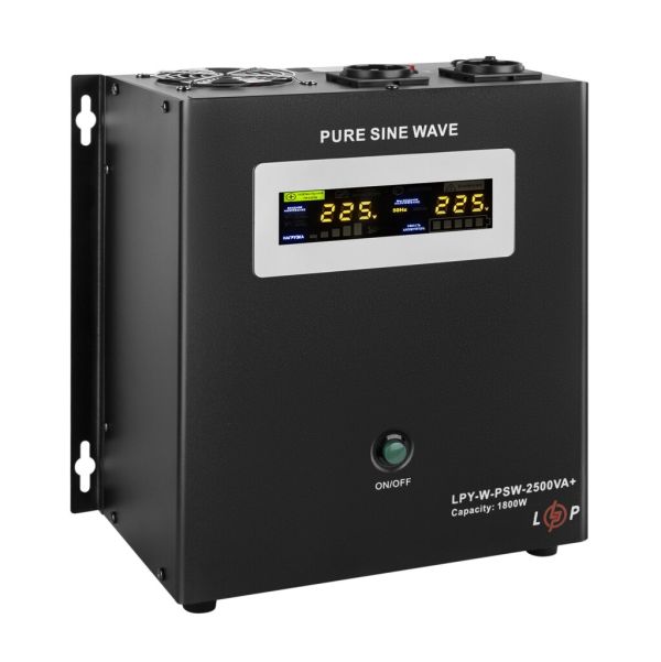 ДБЖ LogicPower 24V LPY-W-PSW-2500VA+(1800Вт)17A/31A для LiFePO4