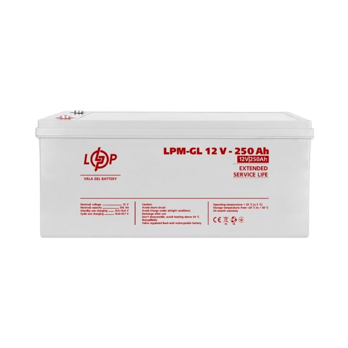 Акумулятор гелевий LogicPower LPM-GL 12V-250Ah